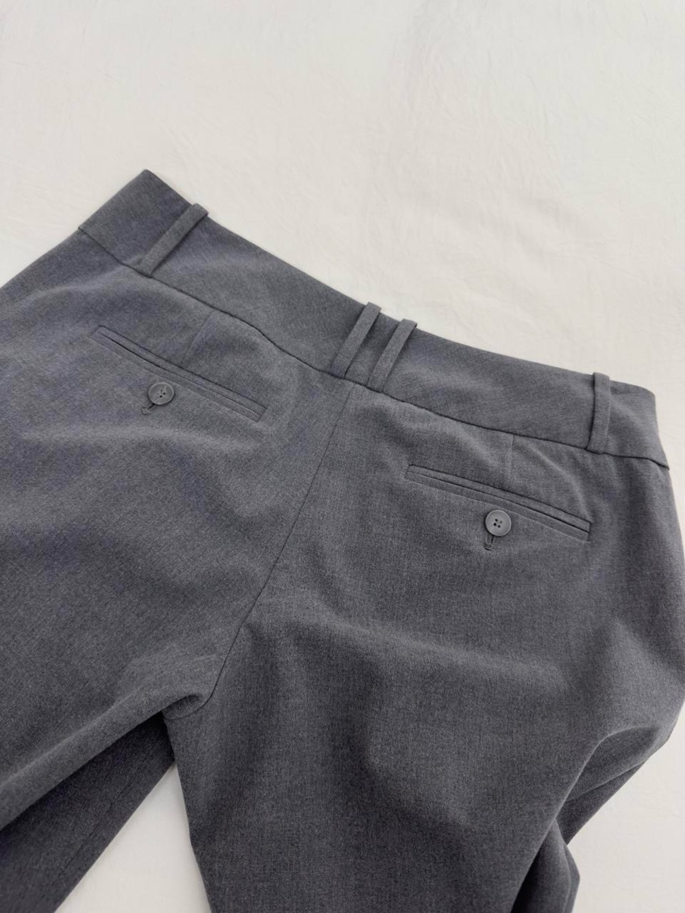 Gray Low Rise Bootcut Pants - Picture 7 of 8